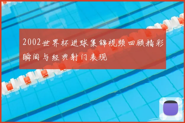 2002世界杯进球集锦视频回顾精彩瞬间与经典射门表现